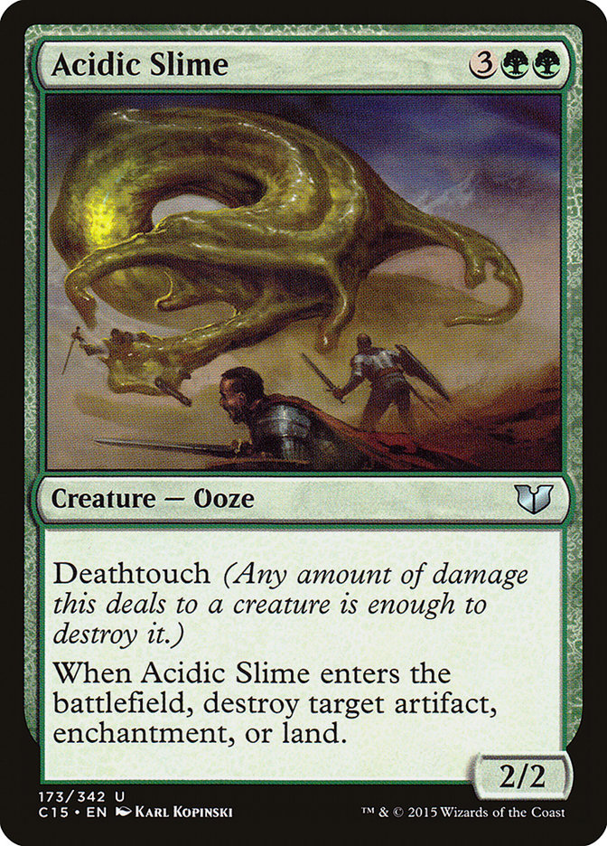 Acidic Slime [Commander 2015] (C15 173)