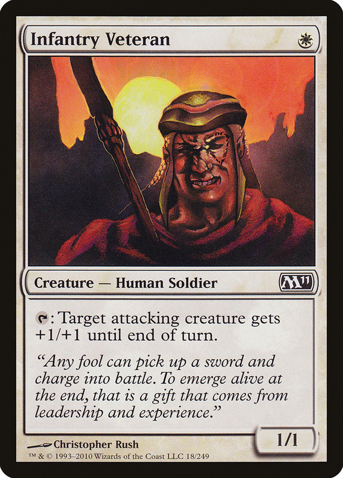 Infantry Veteran [Magic 2011] (M11 18)
