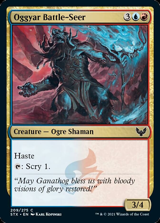 Oggyar Battle-Seer [Strixhaven: School of Mages] (STX 209)