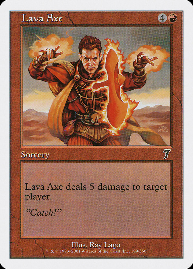 Lava Axe [Seventh Edition] (7ED 199)