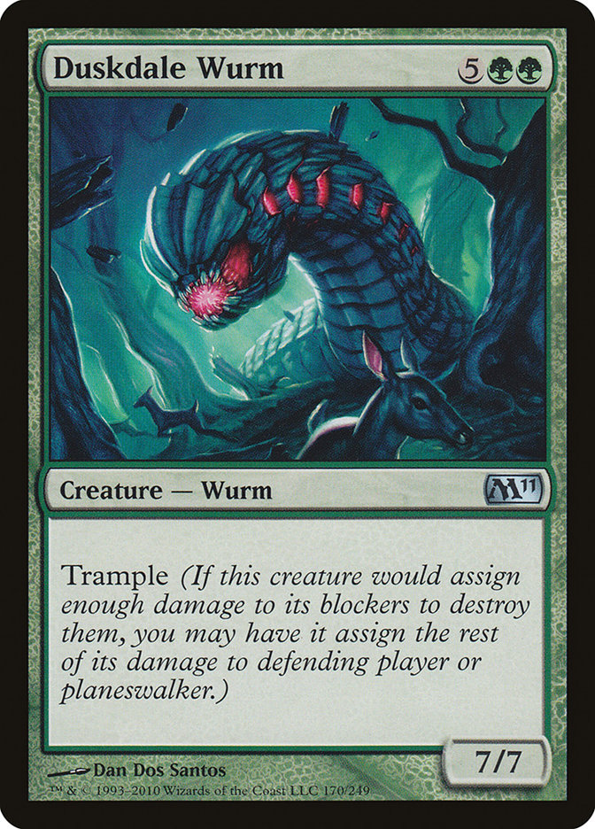 Duskdale Wurm [Magic 2011] (M11 170)