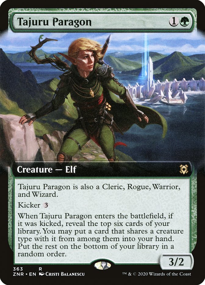 Tajuru Paragon (Extended Art) [Zendikar Rising] (ZNR 363)