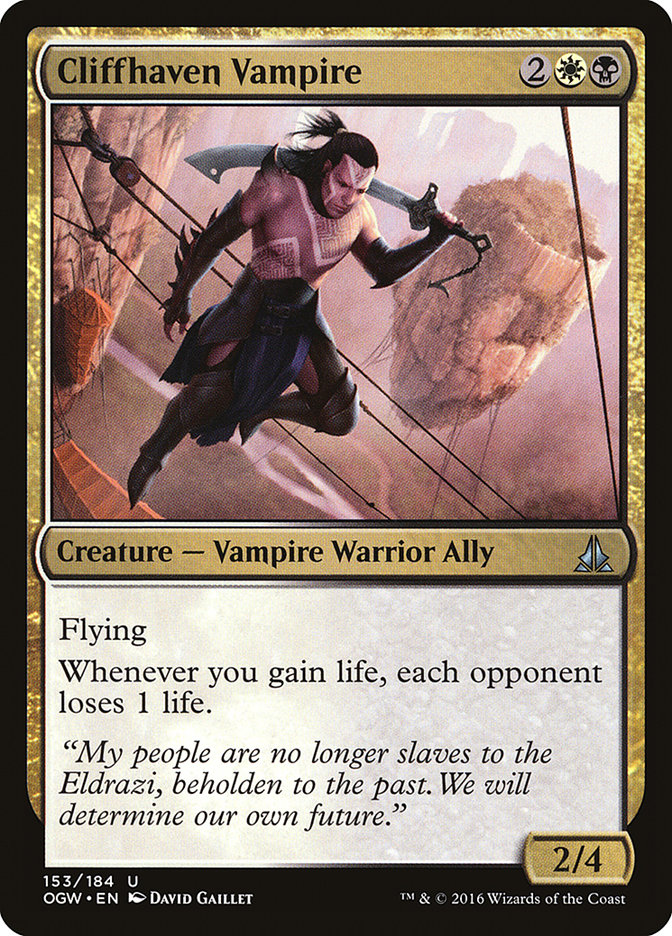Cliffhaven Vampire [Oath of the Gatewatch] (OGW 153)