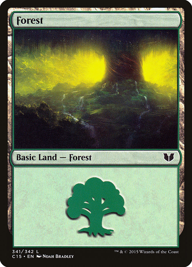 Forest (341) [Commander 2015] (C15 341)