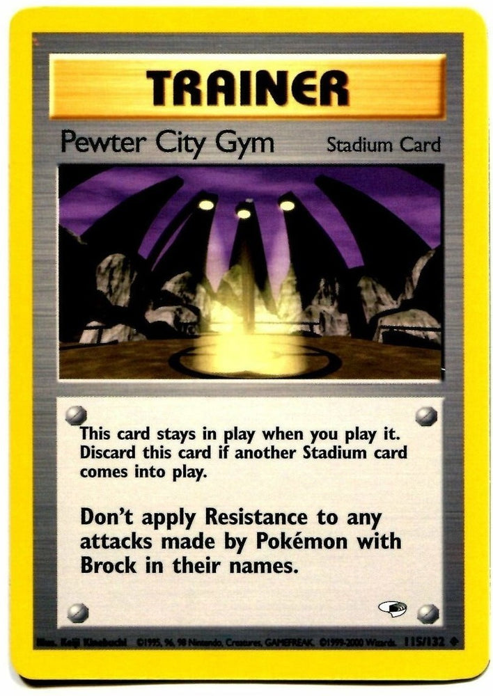 Pewter City Gym (115/132) [Gym Heroes]