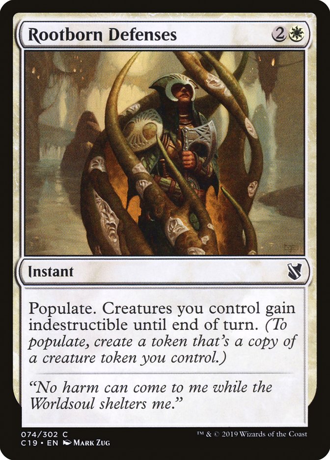 Rootborn Defenses [Commander 2019] (C19 74)