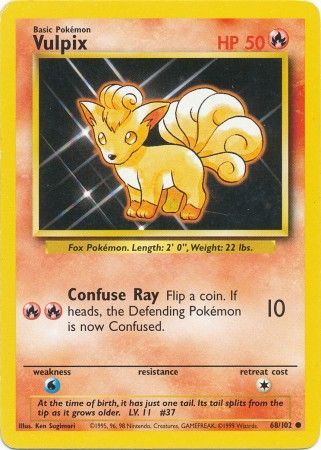 Vulpix (68/102) [Base Set]