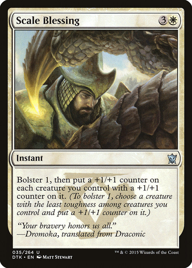 Scale Blessing [Dragons of Tarkir] (DTK 35)