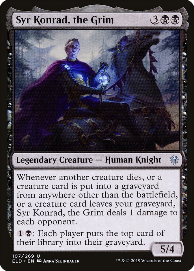 Syr Konrad, the Grim [Throne of Eldraine] (ELD 107)