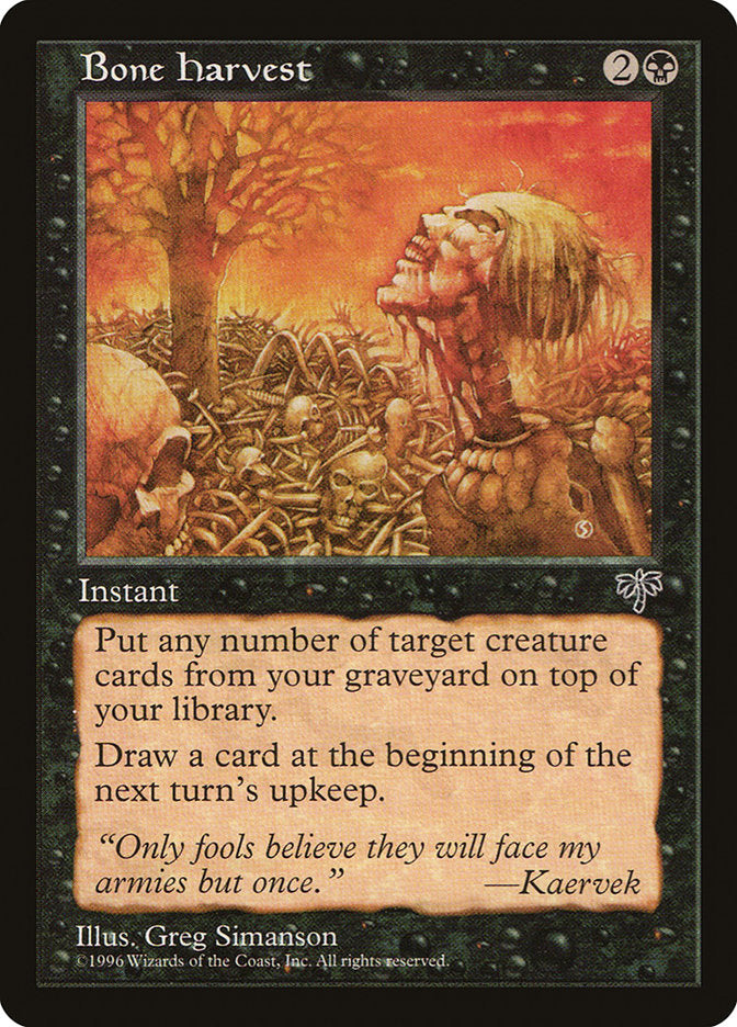 Bone Harvest [Mirage] (MIR 108)