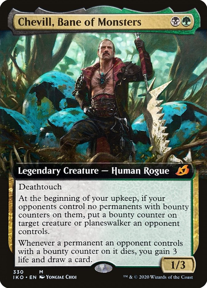 Chevill, Bane of Monsters (Extended Art) [Ikoria: Lair of Behemoths] (IKO 330)