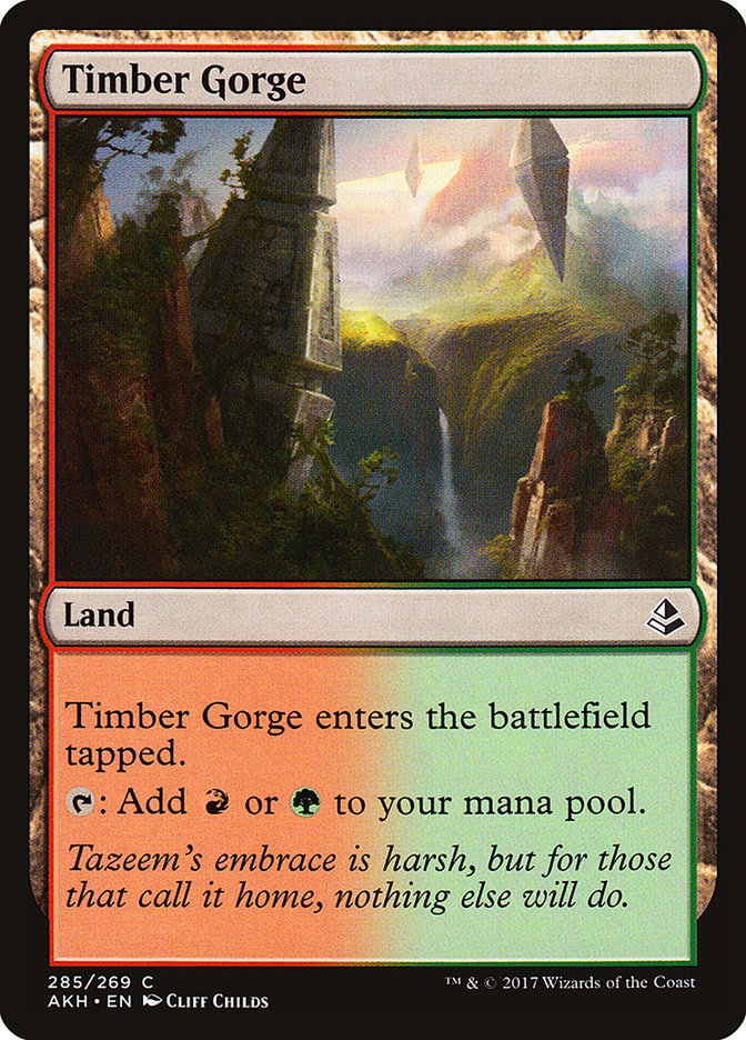 Timber Gorge [Amonkhet] (AKH 285)