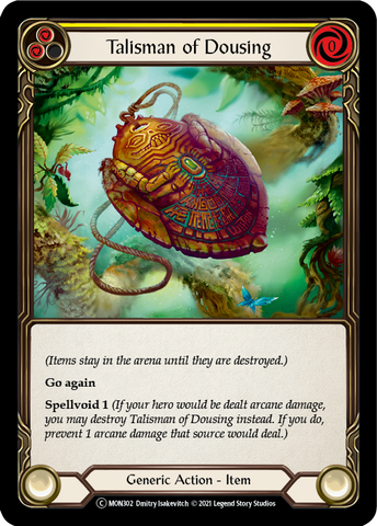 Talisman of Dousing (Rainbow Foil) [U-MON302-RF] Unlimited Rainbow Foil