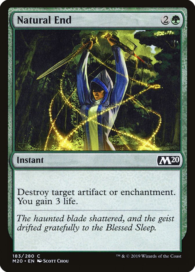 Natural End [Core Set 2020] (M20 183)