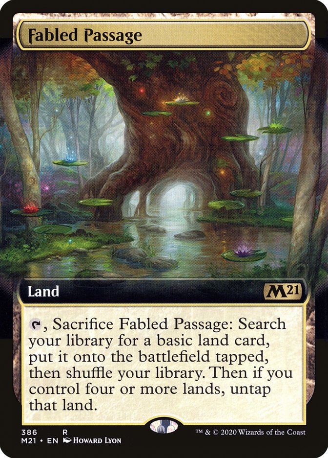 Fabled Passage (Extended Art) [Core Set 2021] (M21 386)
