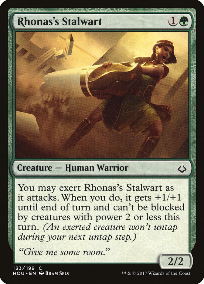 Rhonas's Stalwart [Hour of Devastation] (HOU 133)