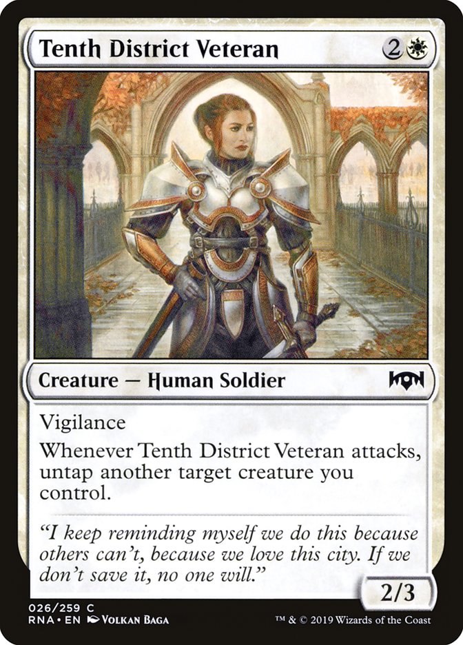 Tenth District Veteran [Ravnica Allegiance] (RNA 26)