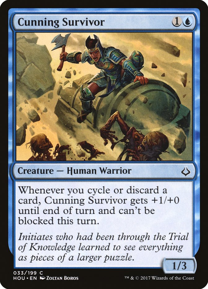 Cunning Survivor [Hour of Devastation] (HOU 33)