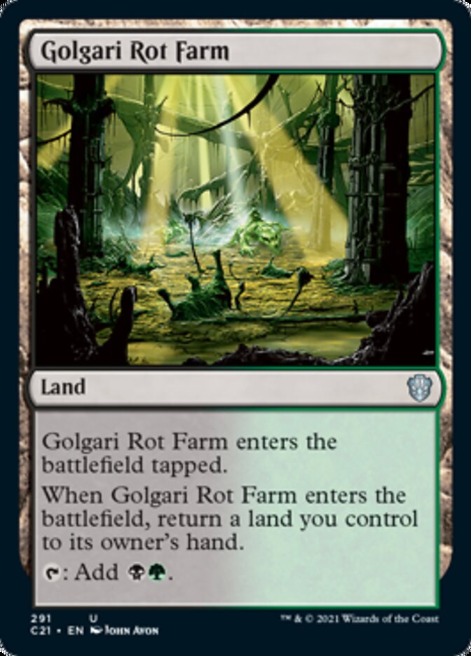 Golgari Rot Farm [Commander 2021] (C21 291)