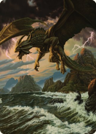Ancient Bronze Dragon Art Card [Commander Legends: Battle for Baldur's Gate Art Series]
