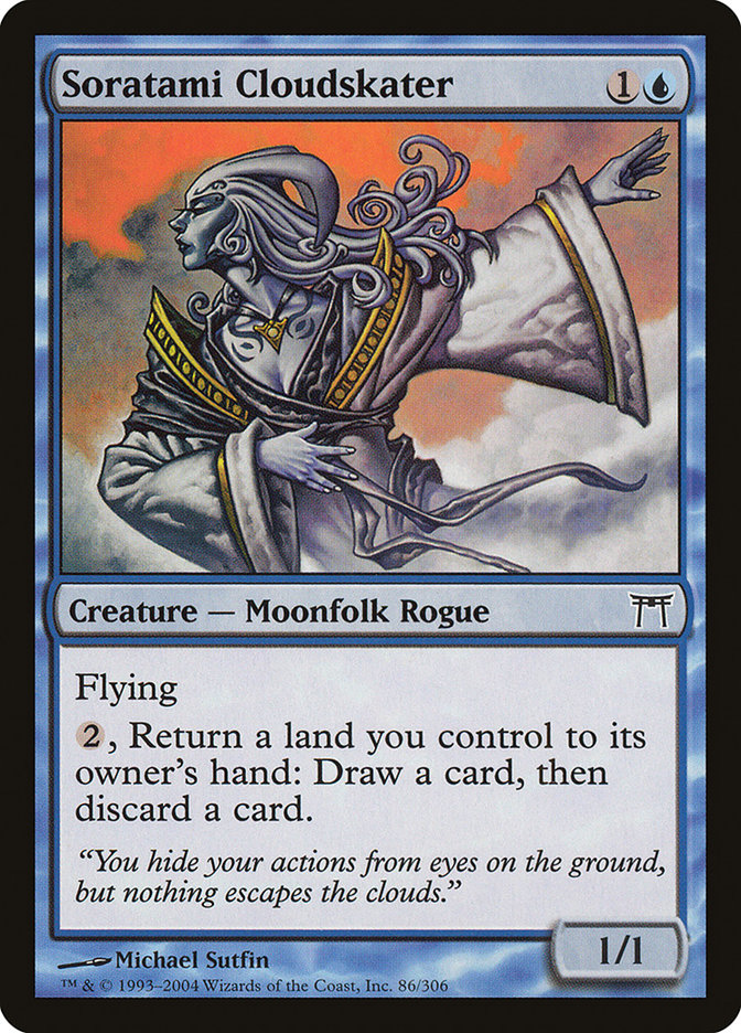 Soratami Cloudskater [Champions of Kamigawa] (CHK 86)
