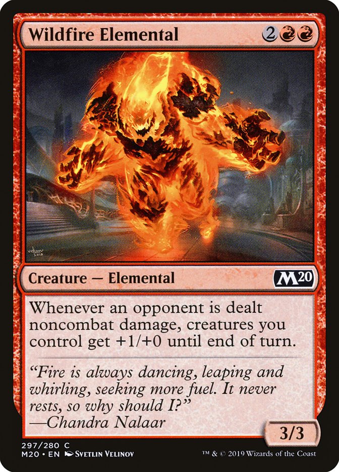 Wildfire Elemental [Core Set 2020] (M20 297)