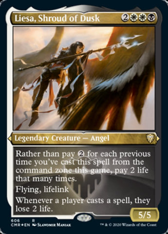 Liesa, Shroud of Dusk [Commander Legends Etched] (PCMR 606)