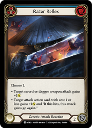 Razor Reflex (Blue) [WTR211] Unlimited Rainbow Foil