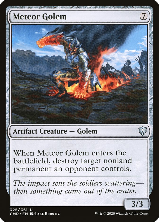 Meteor Golem [Commander Legends] (CMR 325)