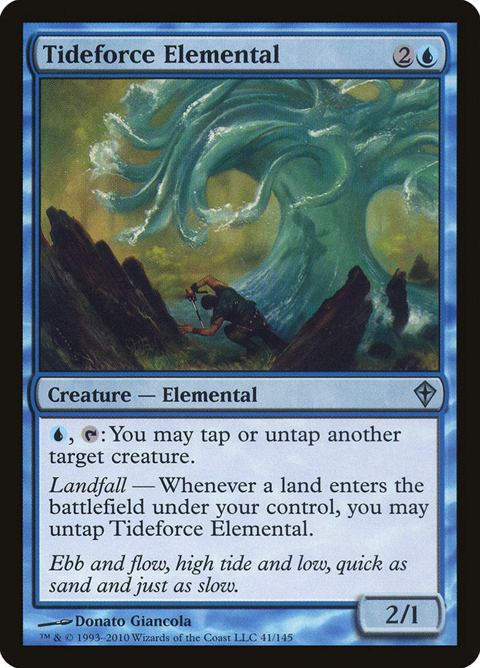 Tideforce Elemental [Worldwake] (WWK 41)