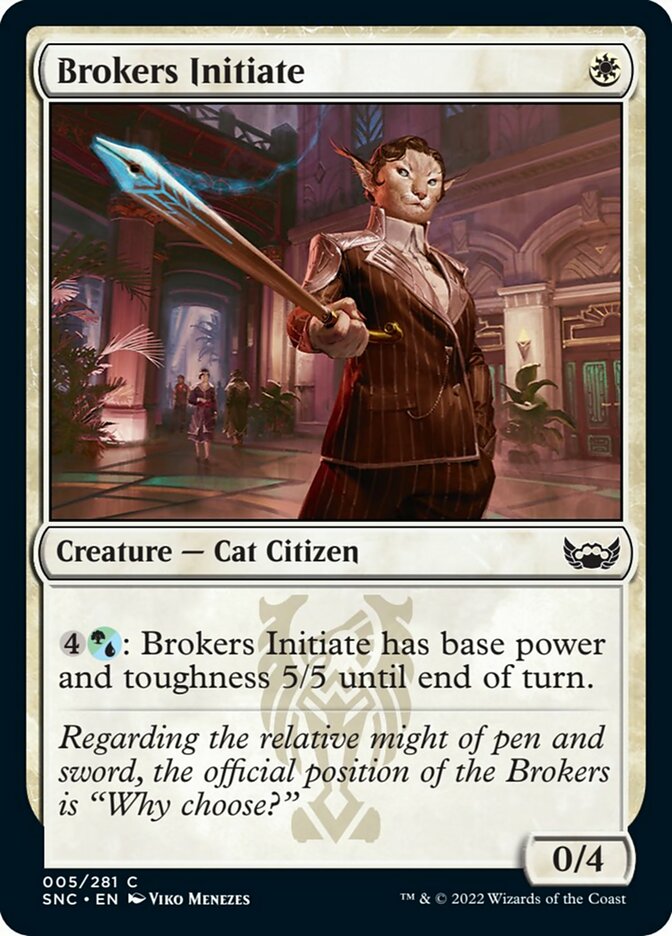 Brokers Initiate [Streets of New Capenna] (SNC 5)