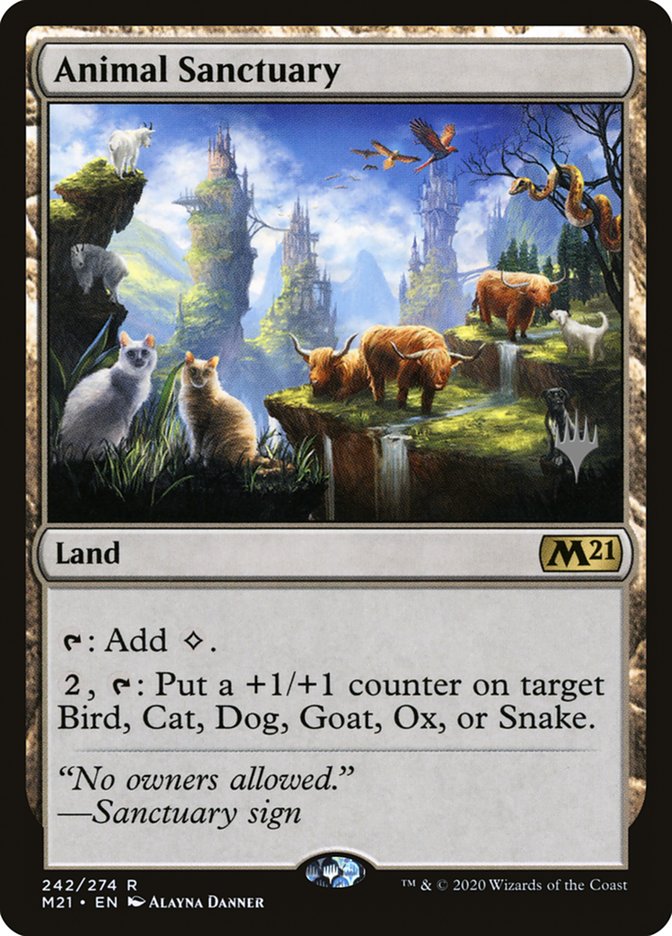 Animal Sanctuary (Promo Pack) [Core Set 2021 Promos] (PM21 242P)