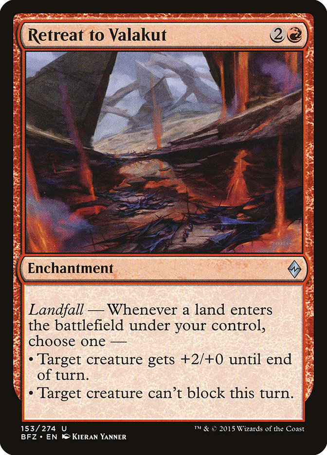 Retreat to Valakut [Battle for Zendikar] (BFZ 153)