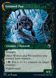 Hound Tamer // Untamed Pup (Showcase Equinox) [Innistrad: Midnight Hunt] (MID 302)
