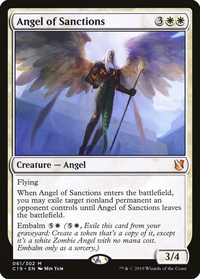 Angel of Sanctions [Commander 2019] (C19 61)