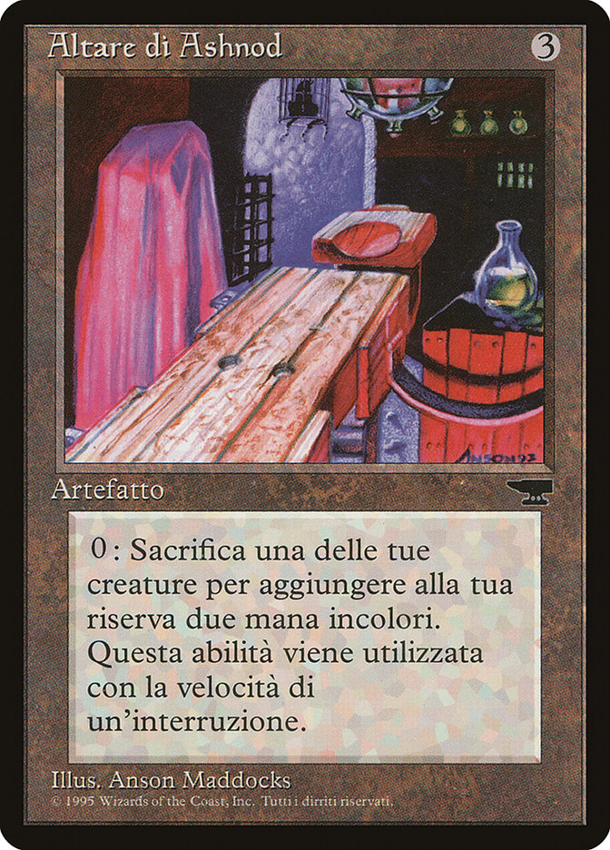 Ashnod's Altar (Italian) - "Altare di Ashnod" [Rinascimento] (RIN 101)