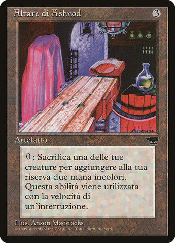Ashnod's Altar (Italian) - "Altare di Ashnod" [Rinascimento] (RIN 101)