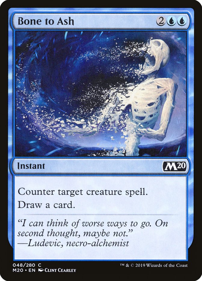 Bone to Ash [Core Set 2020] (M20 48)