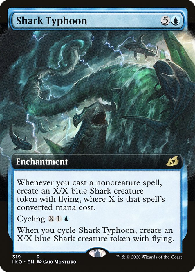 Shark Typhoon (Extended Art) [Ikoria: Lair of Behemoths] (IKO 319)
