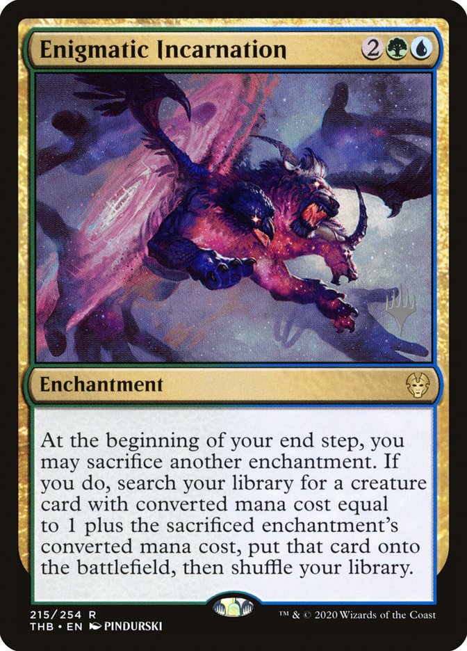 Enigmatic Incarnation (Promo Pack) [Theros Beyond Death Promos] (PTHB 215P)
