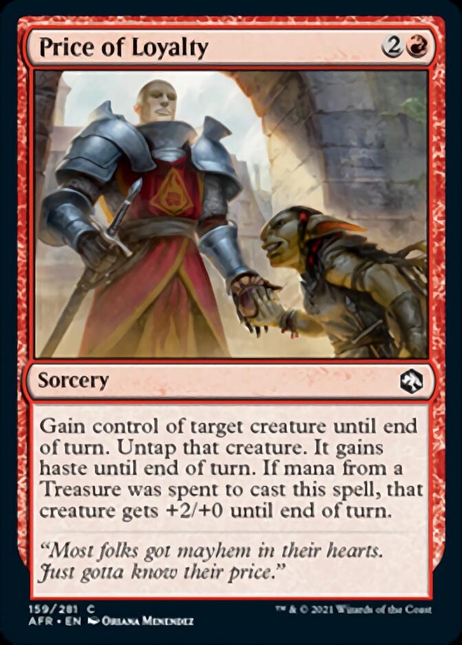 Price of Loyalty [Dungeons & Dragons: Adventures in the Forgotten Realms] (AFR 159)