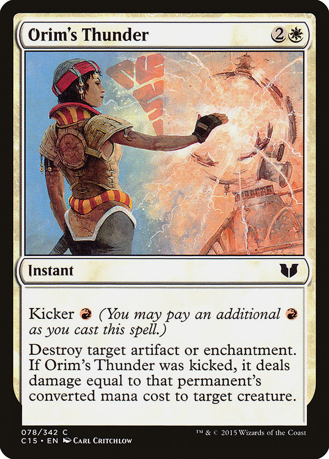 Orim's Thunder [Commander 2015] (C15 78)