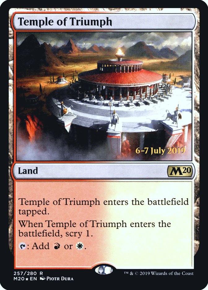 Temple of Triumph  [Core Set 2020 Prerelease Promos] (PM20 257S)