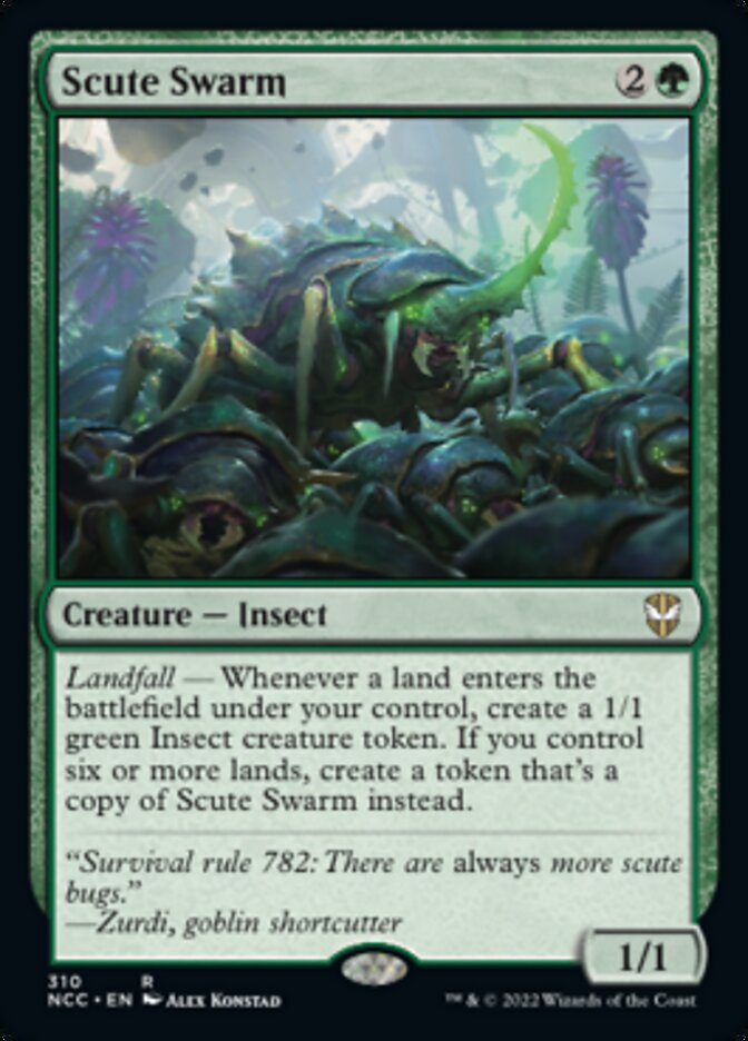 Scute Swarm [Streets of New Capenna Commander] (NCC 310)