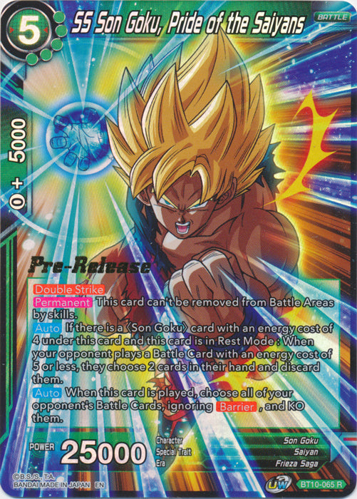 SS Son Goku, Pride of the Saiyans [BT10-065]