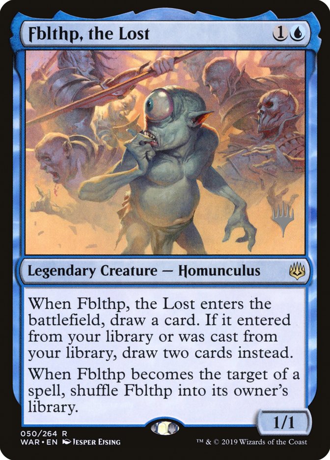Fblthp, the Lost (Promo Pack) [War of the Spark Promos] (PWAR 50P)