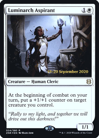 Luminarch Aspirant  [Zendikar Rising Prerelease Promos] (PZNR 24S)