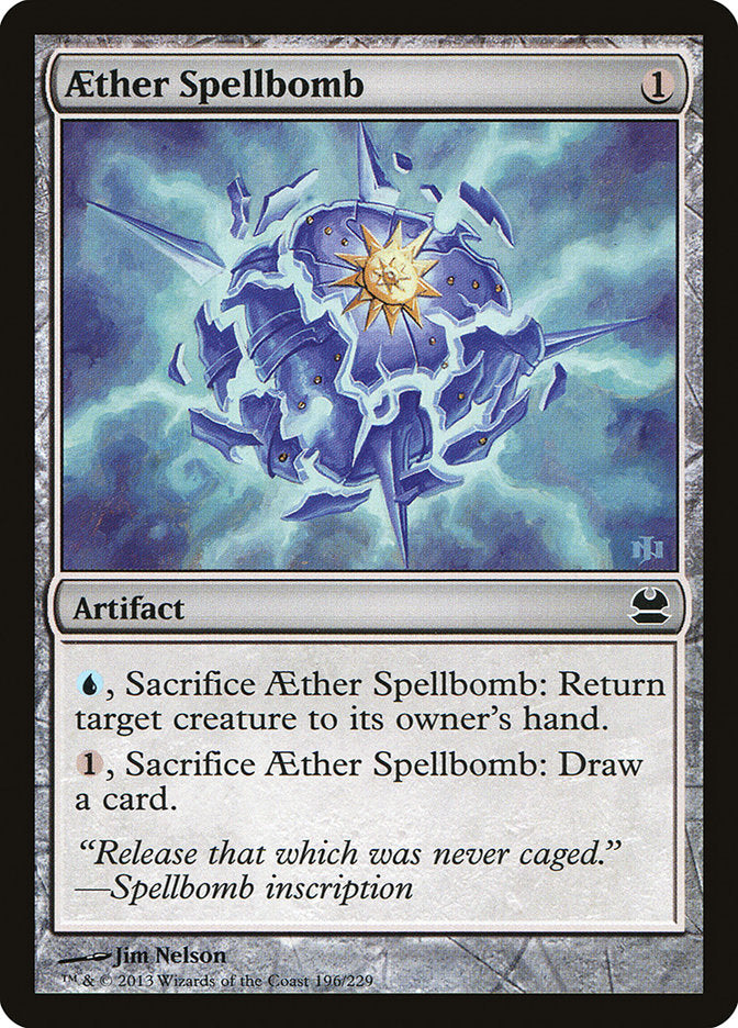 Aether Spellbomb [Modern Masters] (MMA 196)
