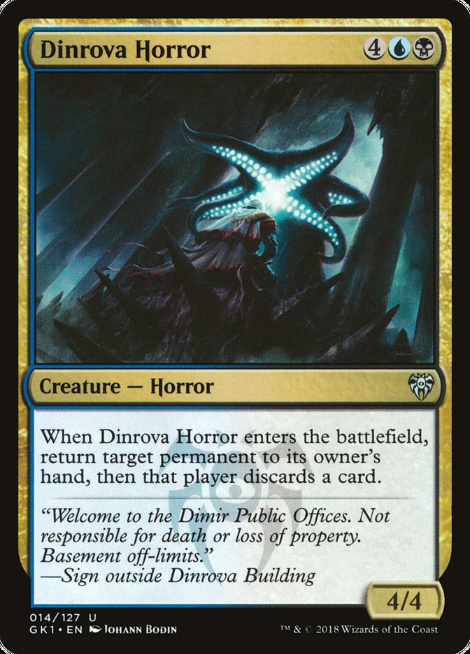 Dinrova Horror [GRN Guild Kit] (GK1 14)