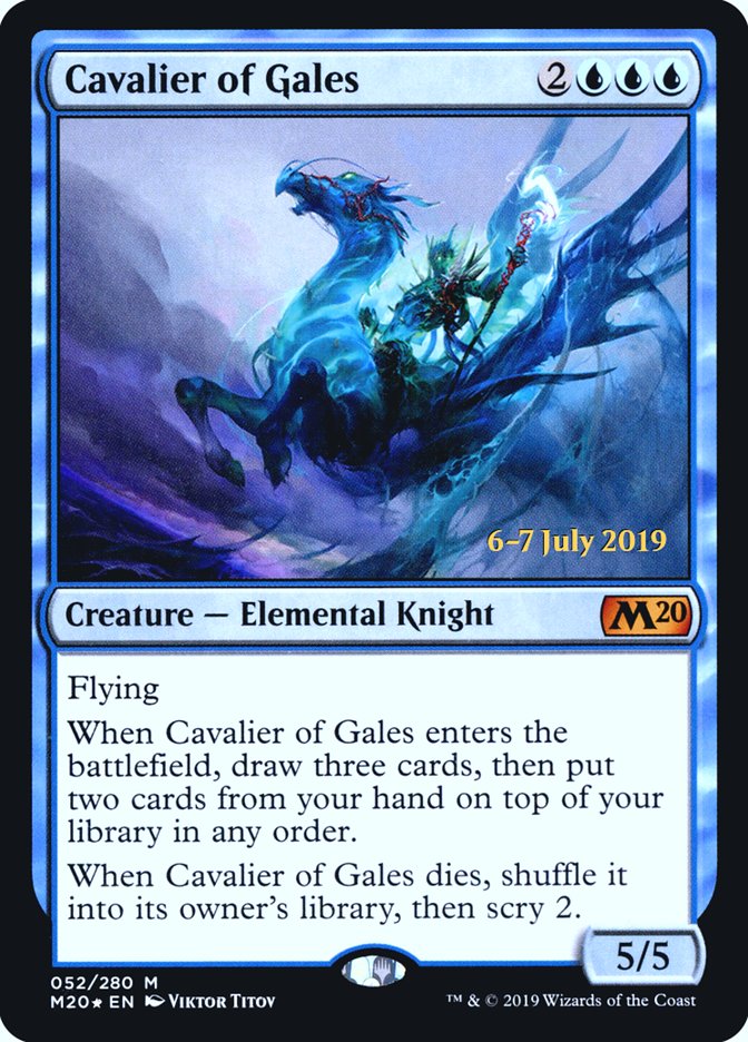 Cavalier of Gales  [Core Set 2020 Prerelease Promos] (PM20 52S)